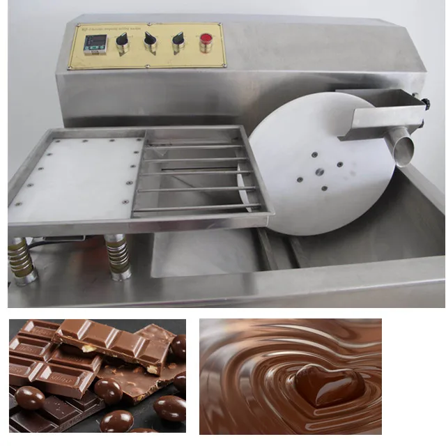 304Stainless Steel 4kg Wholesale Wheel Portable Hot Vevor Chocolate Tempering Machine Mini Easy To Operate