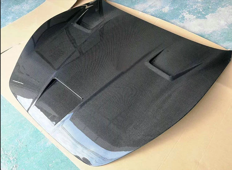 MDK Car Accessories MC Style Carbon Fiber Bonnet Hood for Maserat GranTurismo GranCabrio Body Kits Engine Hoods