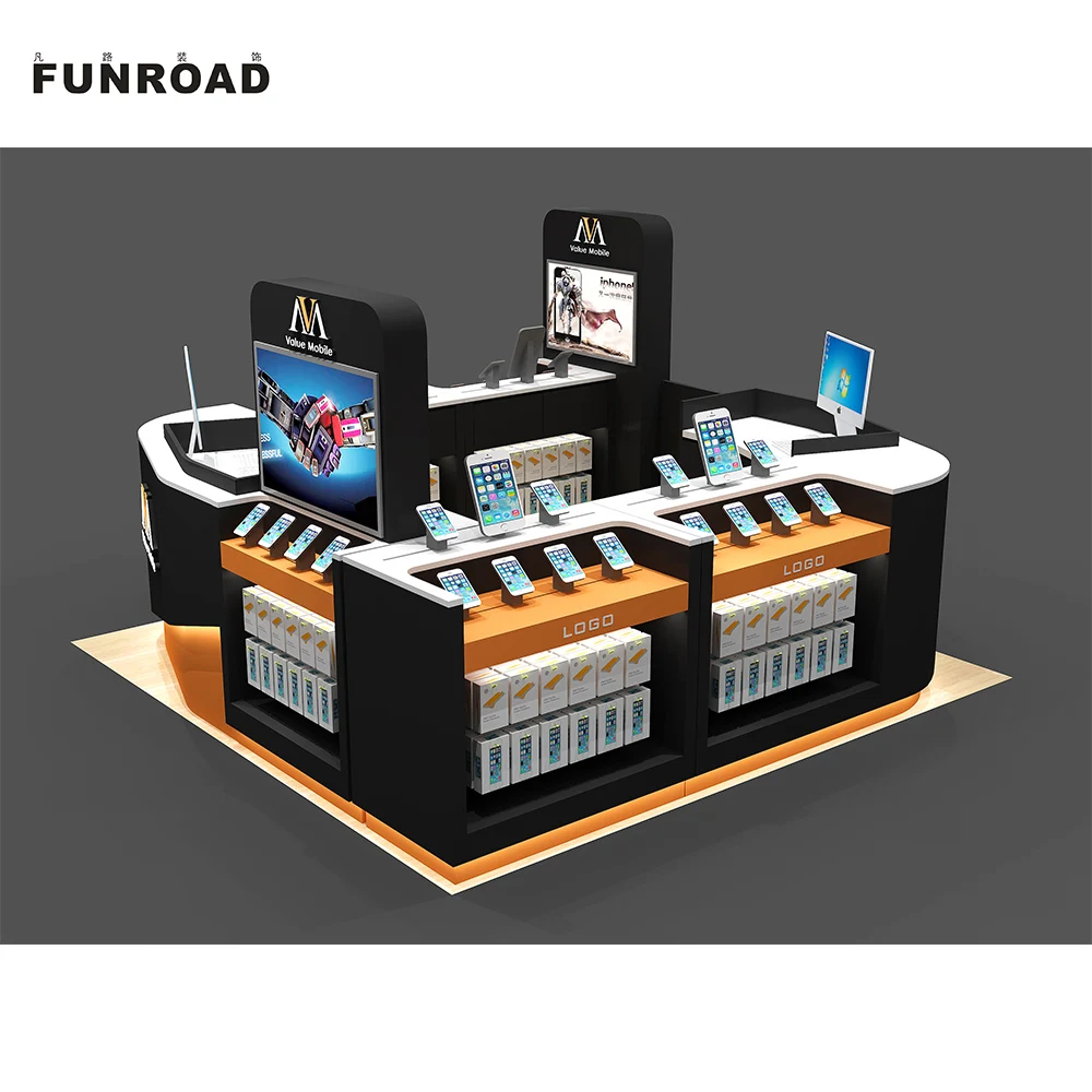 Custom Unique Mall Cell Phone Accessories Kiosk Cell Phone Repair Kiosk Mobile Accessories Kiosk