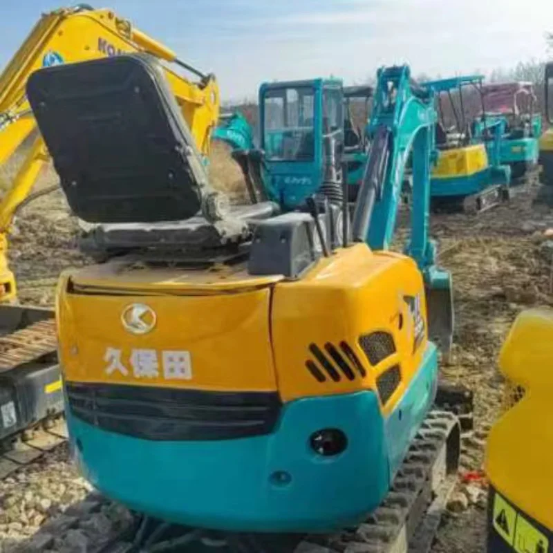 1.7ton Kobelco u-17 небольшой экскаватор. Простая и гибкая работа. Экскаватор-гусеничный