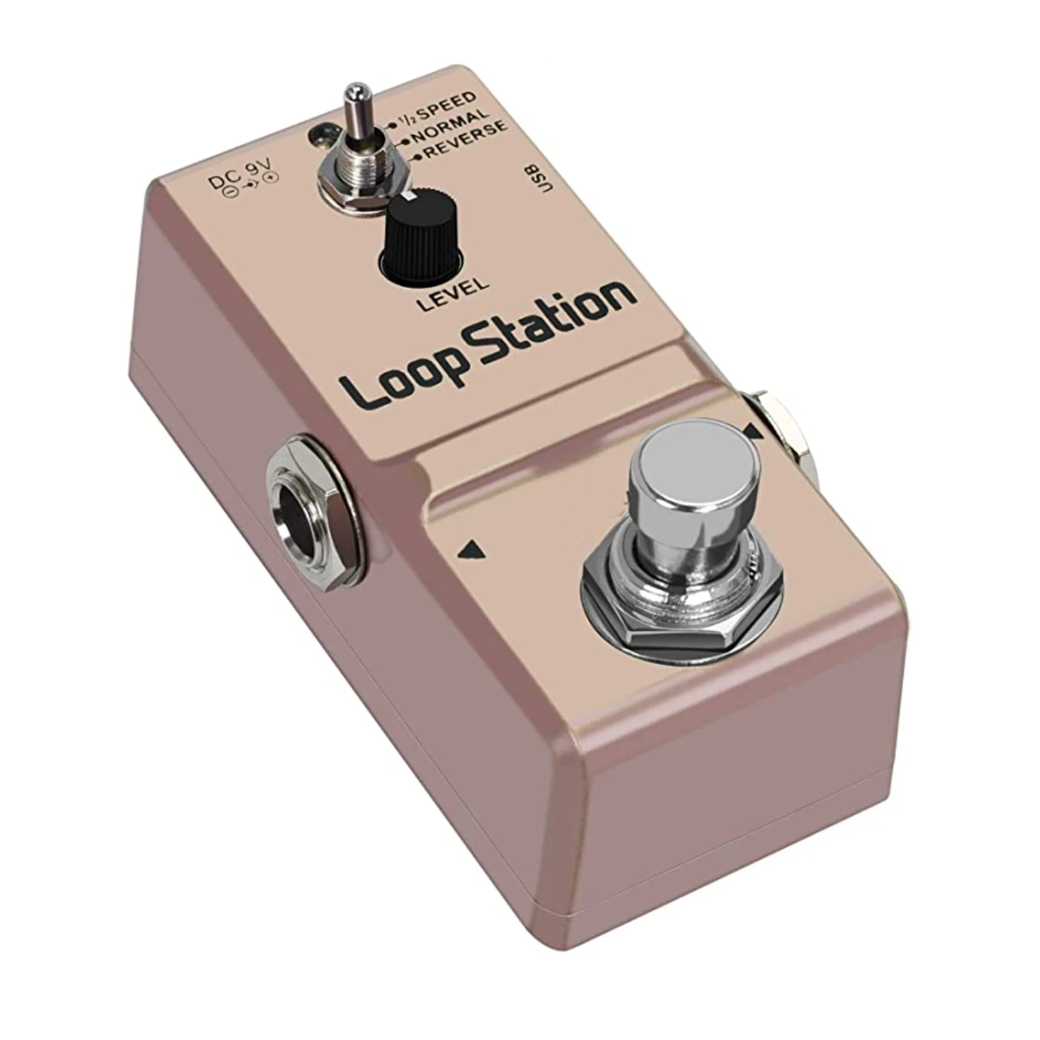 HOTSELL Loop Station Looper Effects Pedal Unlimited Overdubs 10 Minutes of Looping, 1/2 time, and Reverse