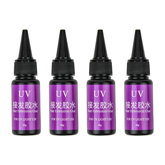 Factory Hot Selling Hair Extension Glue Invisible Adhesive V Light Hair Extension Glue