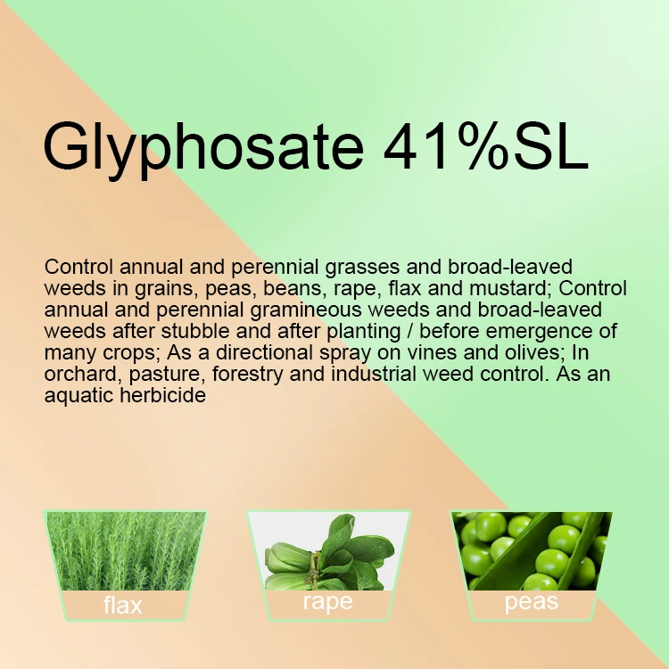 Herbicide Glyphosate 360g/L Roundup 41%SL weeds