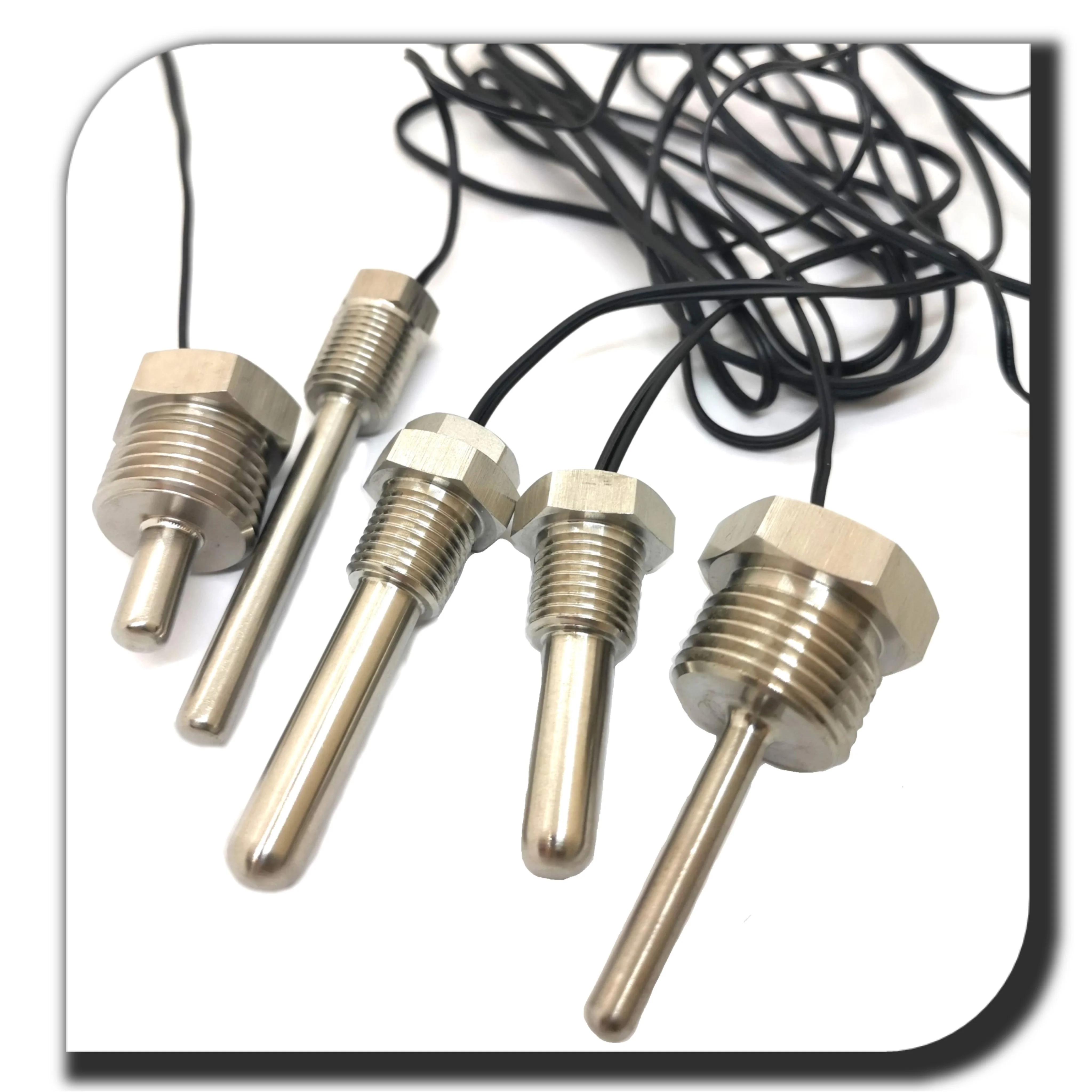 Stainless steel Straight housing probe 3950 3435 3977 NTC thermistor temperature sensor