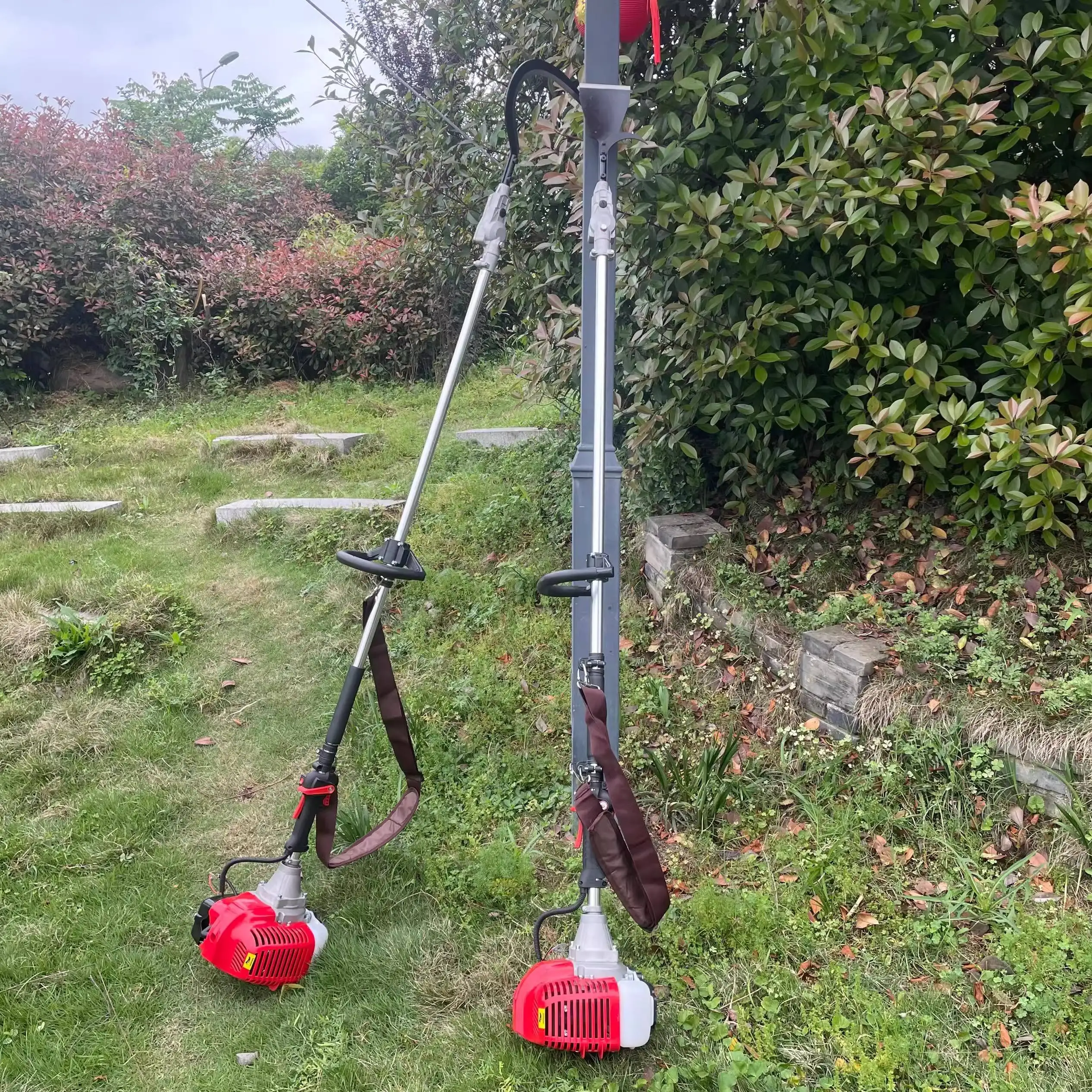 1.5m 3m 5m palm cutter 26cc oil palm harvesting tools 2 stroke oil palm fruit harvester machine