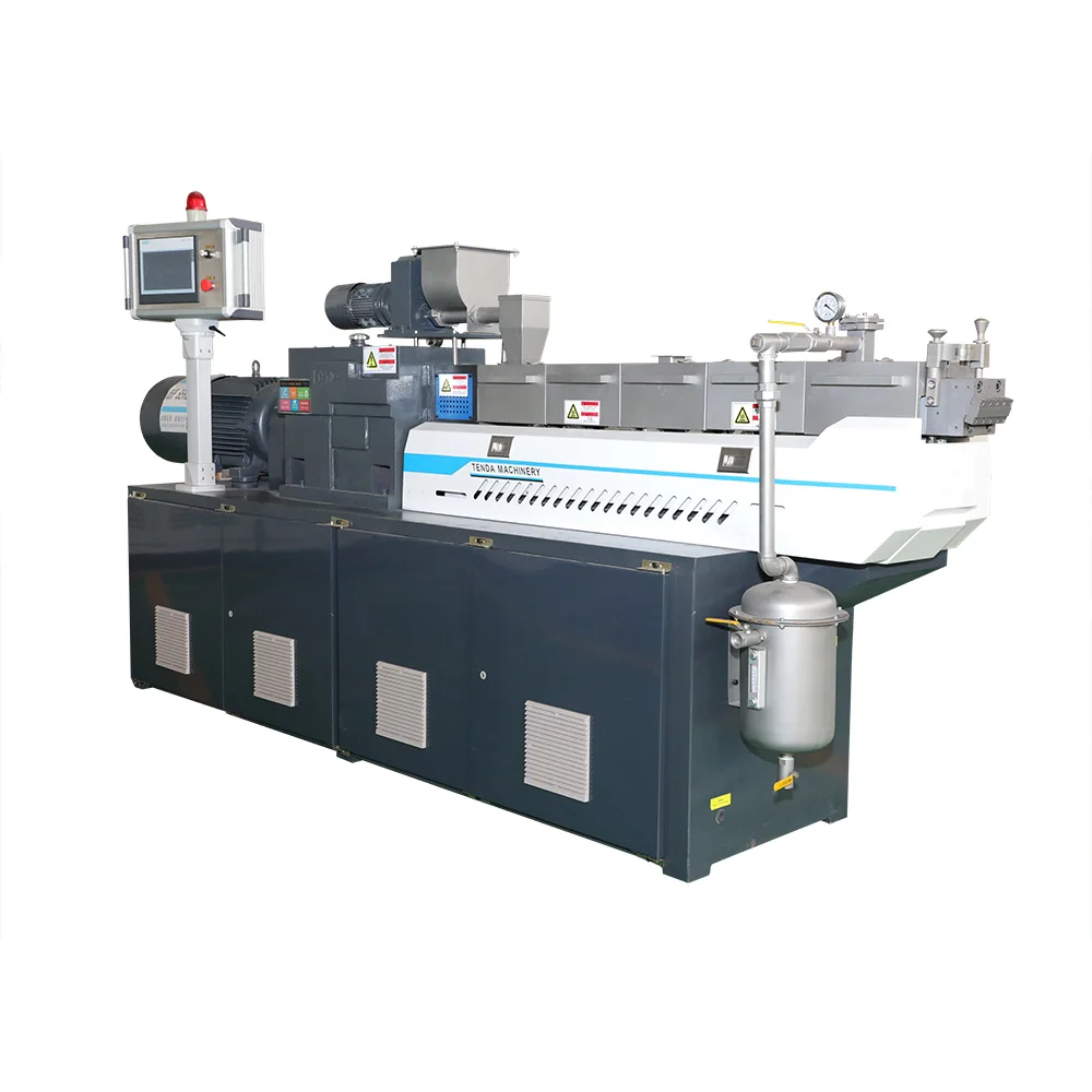 lab pp pet pe plastic starch twin screw pvc polypropylene extruder screw plastic extrusion machine eva extruding machine