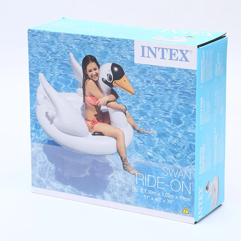 
INTEX-56287 MEGA SWAN ISLAND Floating Mat Water Play Equipment Outdoor Water Park Play Equipment Inflatable 
