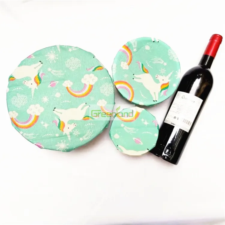 
OEM Amazon Top Seller Non Toxic Plastic Free Organic GOTS Bag Packaging Natural Reusable Kitchen Beeswax Food Storage Wraps 