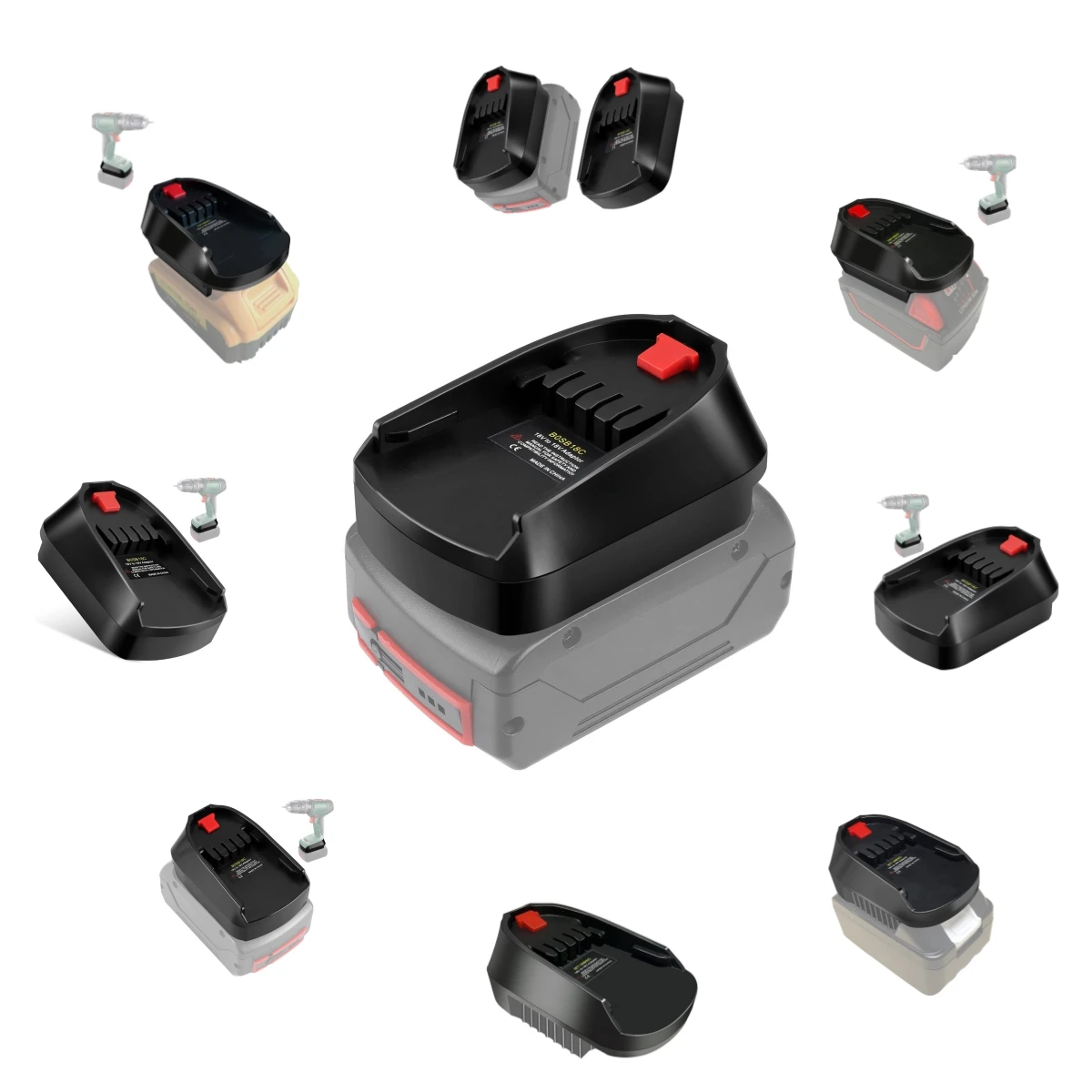 For Lithium ion battery convert to For Bosch PBA battery adapter tool battery replacement adapter