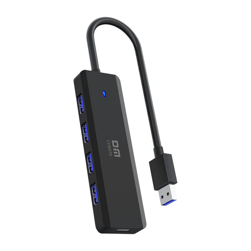 USB3.0 High speed 4-port Hub 5-in-1 HUB for Notebook PC Converter Extension Cable 0.2m CHB070