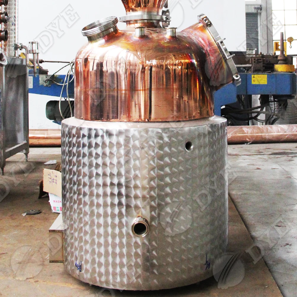 
DYE 1500L steam heating boilers distillery vodka whiskey distillation equipment alcohol distiller for making wine 