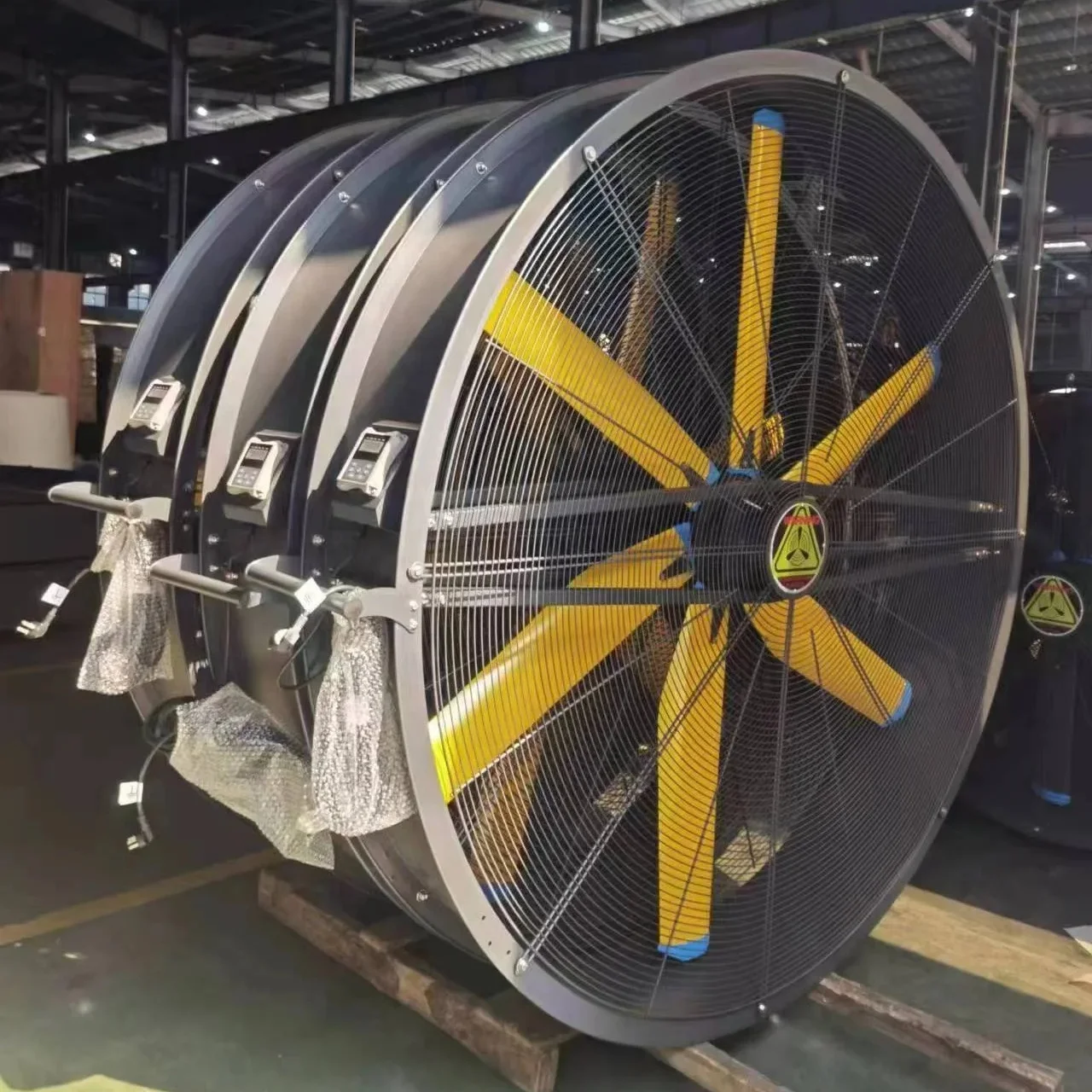 Long wind distance ventilation big wind 1.5m stand movable hvls fan