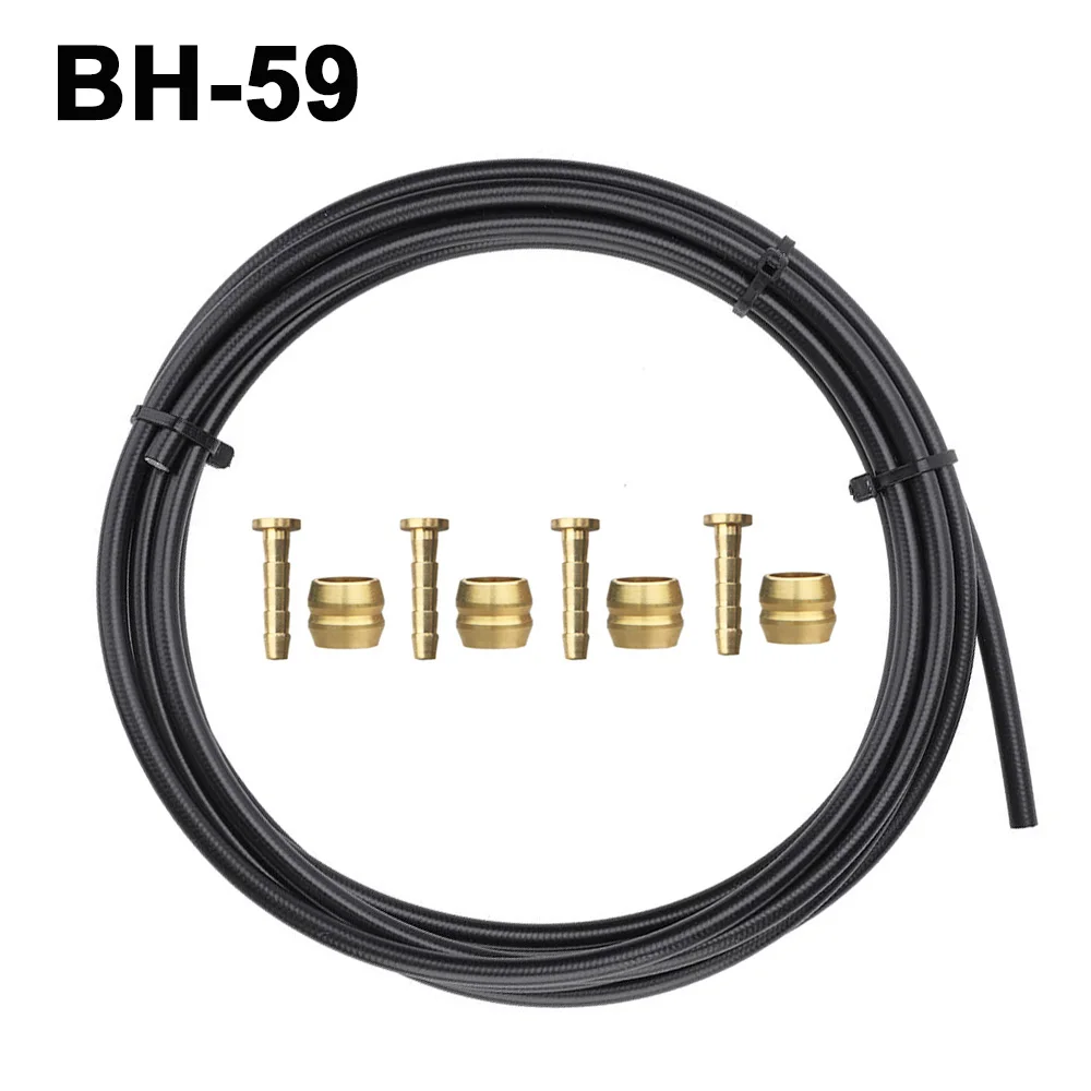 BH59 BH90 Bike brake hose MTB Hydraulic Disc brake Cable tube 2.5M Bicycle Connector Insert Olive Needle Set for SHIMANO m395