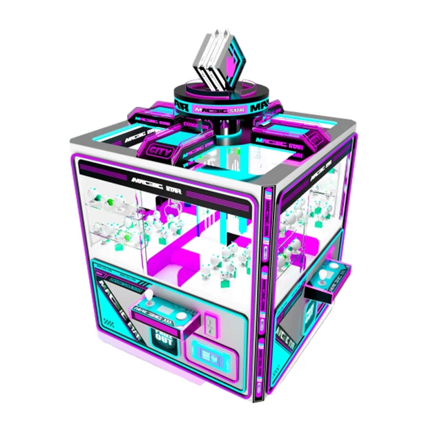 Neofuns 4 игрока мини-коготь дешевые развлекательные игры с монетоприемником игрушечный плюшевый аркадный торговый кран
