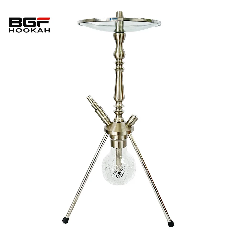 Топ продаж, штатив, ракетный дизайн, высокое качество, серебро 51 см, наргил, кальян, набор для курения кальяна