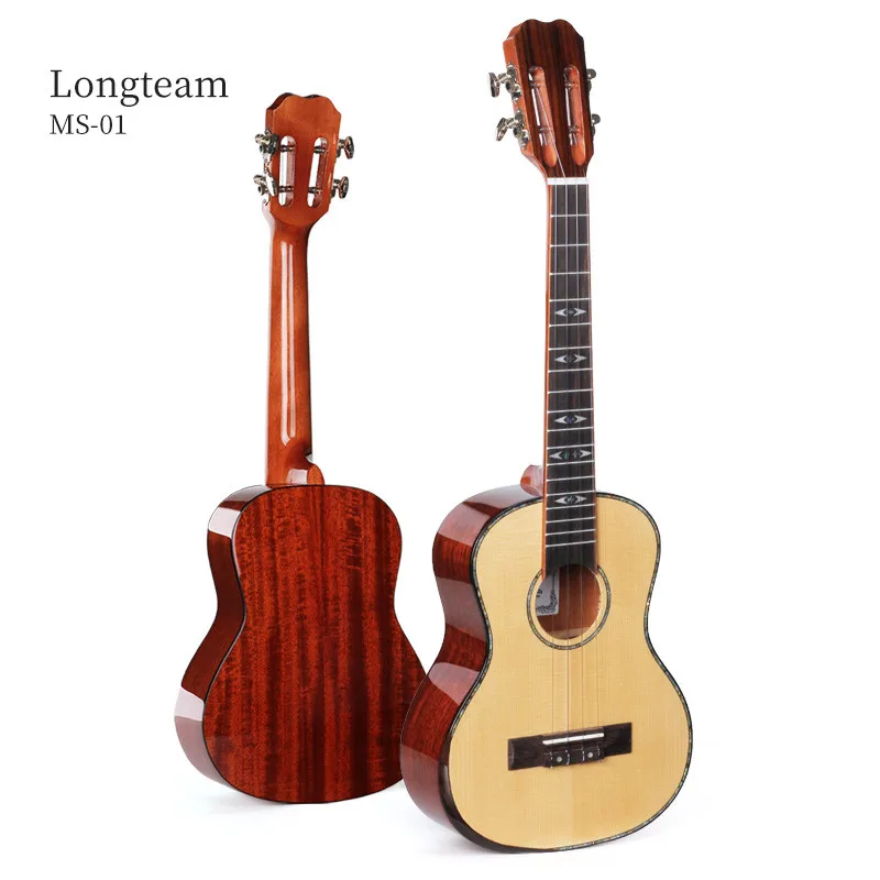 23 24 inch Concert All Solid Spruce and Mahogany Ukulele Hawaii 4 strings Ukuleles Hi-Gloss