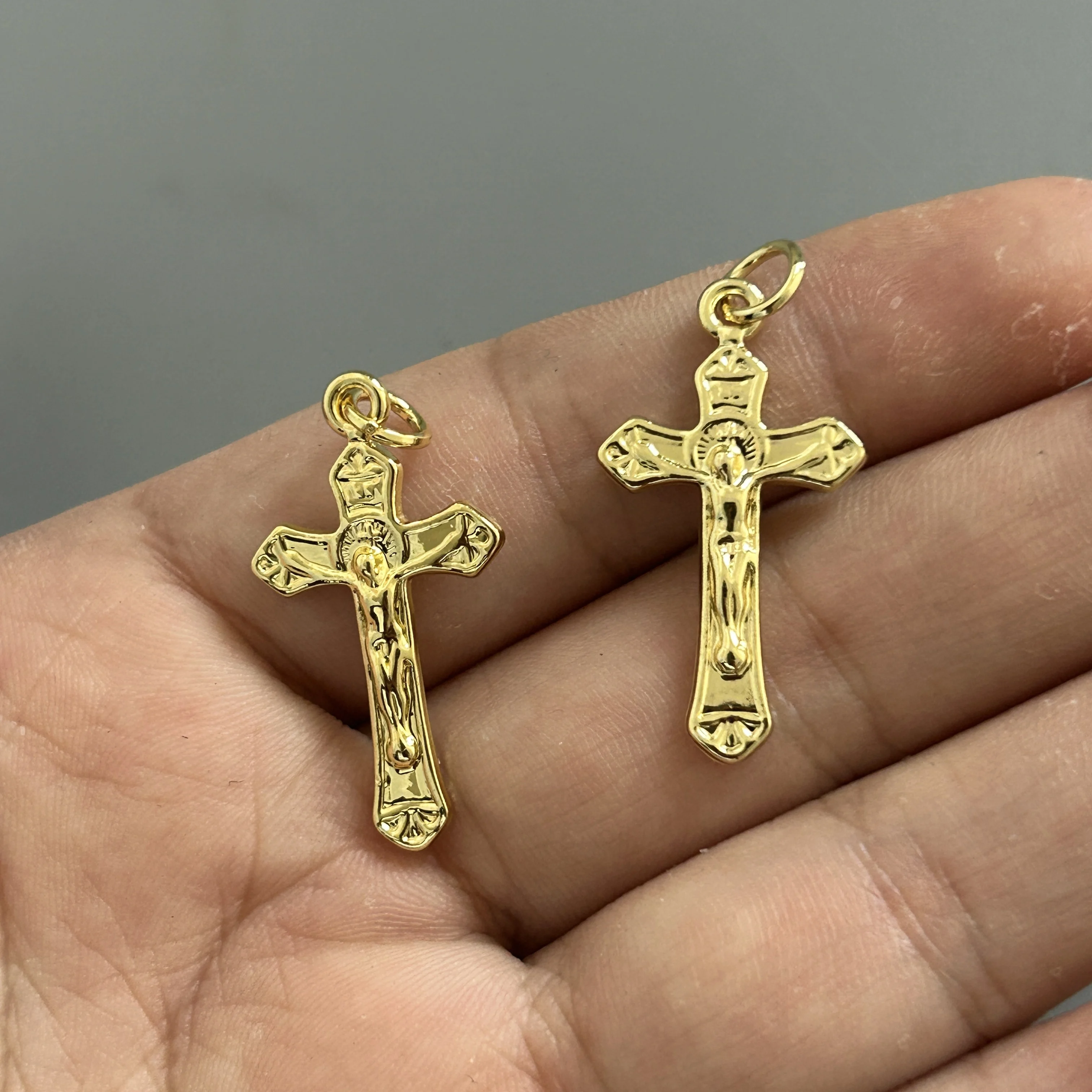 Custom zipper cross charm losbter claw clasp Metal Lock Slider nylon zip head zipper puller for  handbag garment