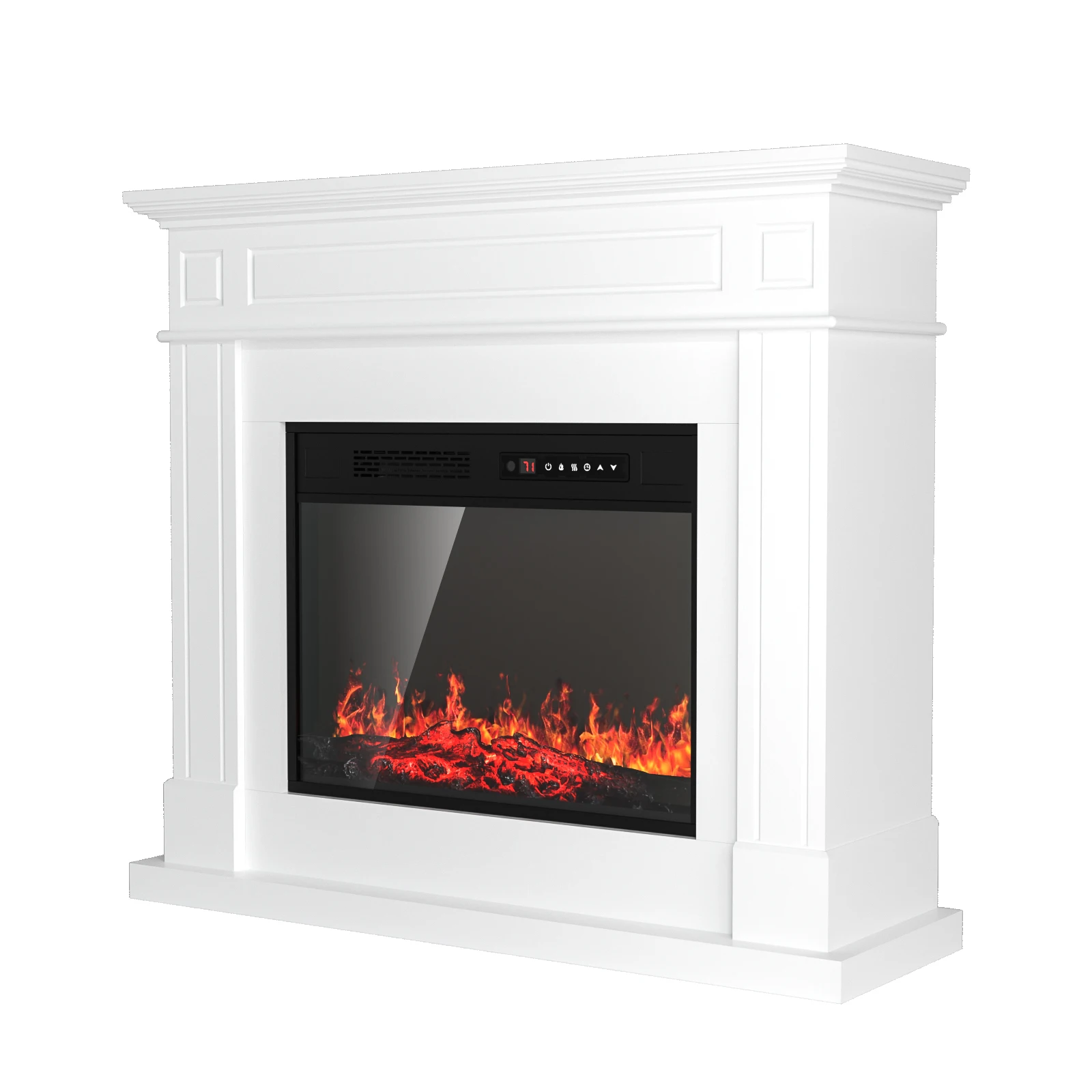 New design Indoor used fireplace mantel wood burning master white fire place