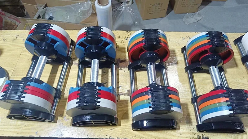 Cheap price commercial gym fitness weightlifting cast iron 20kg 24kg 28kg 32kg 36kg 40kg 45kg set adjustable dumbbell