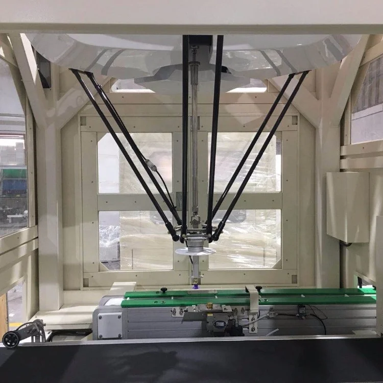 robot gripper picking and placing production line