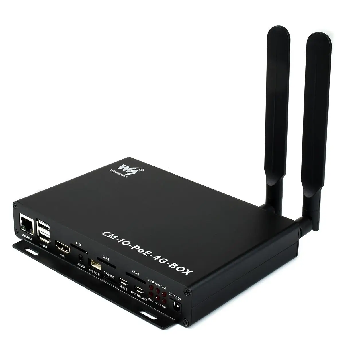 Waveshare Industrial IoT Mini-computer Add-ons  4G PoE Features  Based on Raspberry Pi Compute Module CM3 CM3+ Series