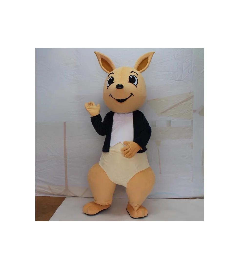 Custom Brown Mascot Costume Cartoon Character/kangaroo Mascot Costumes For Sale