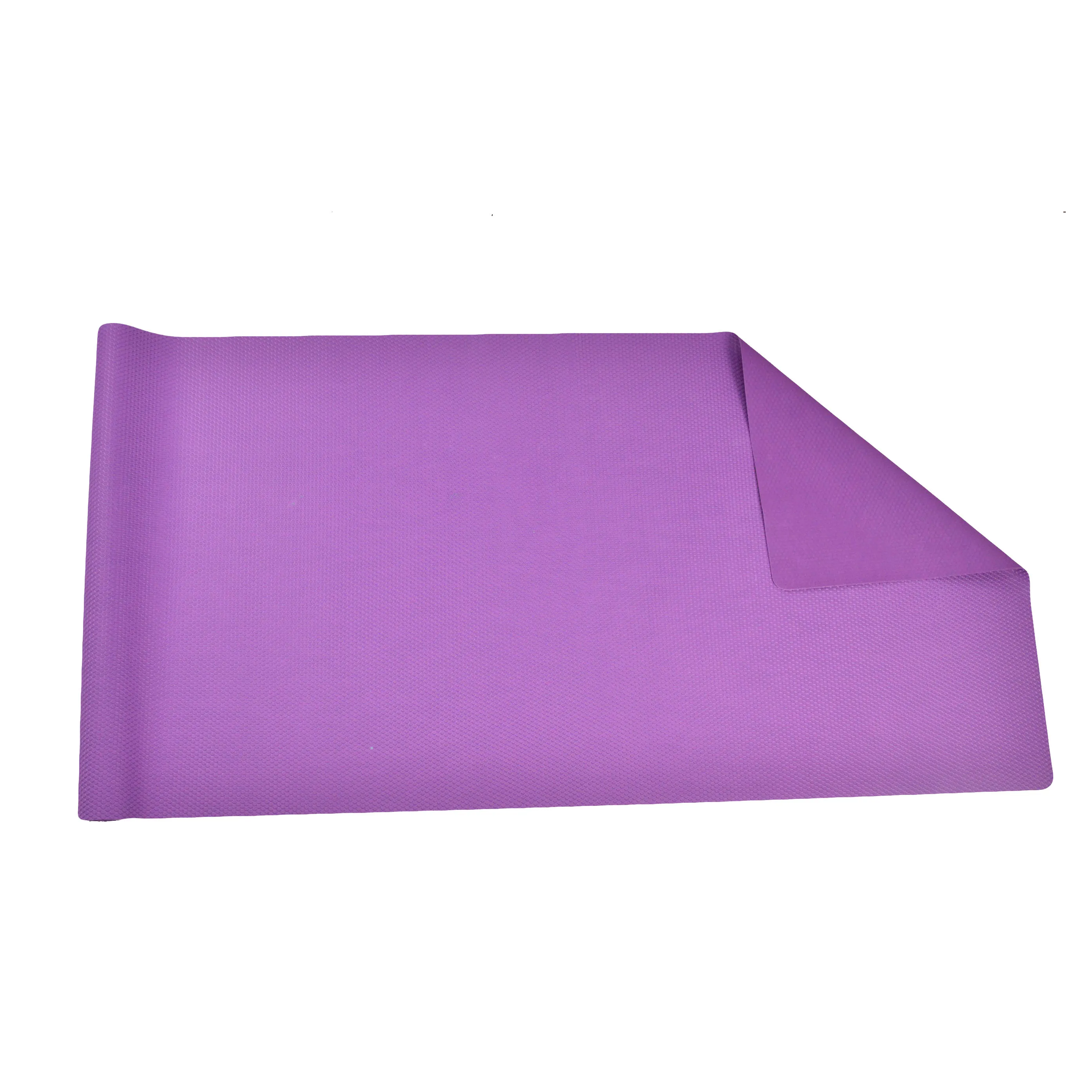 Eco friendly non-toxic organic jute 1.5mm yoga mat and natural rubber for sale