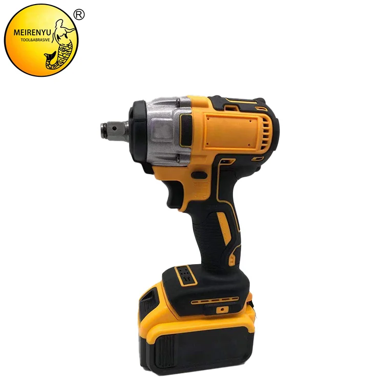 MRY Handheld High Torque Impact Wrench Cordless Brushless Power Wrench Electric Battery Electric Wrench