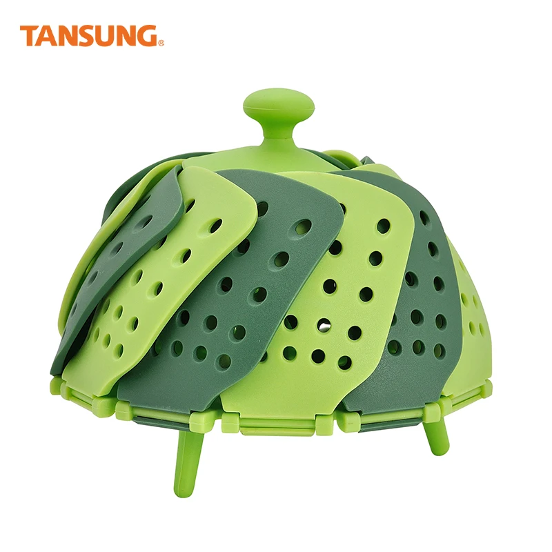 Kitchen Cooking Steamer PP Material Collapsible Foldable Steamer