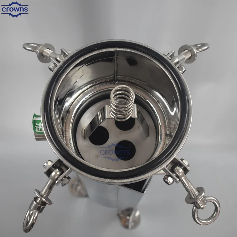 1-12m2 Manufacturer Stainless Steel Industrial Multi Bag Filter Housing for Water Treatment 90-1080 m3/h