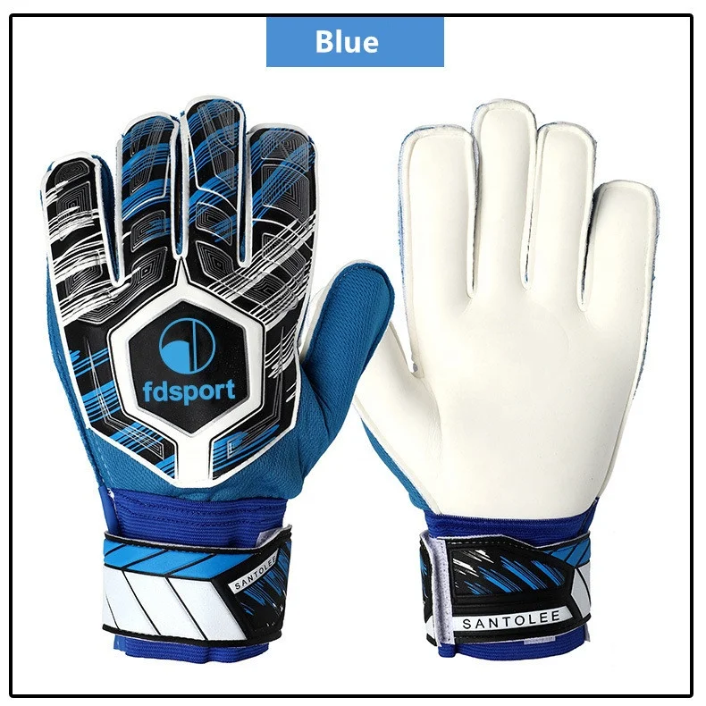 Soccer Goalkeeper Gloves Football Goalie Full Finger Protective Gloves Microfiber Anti-slip Gloves For Football Sport Equipment