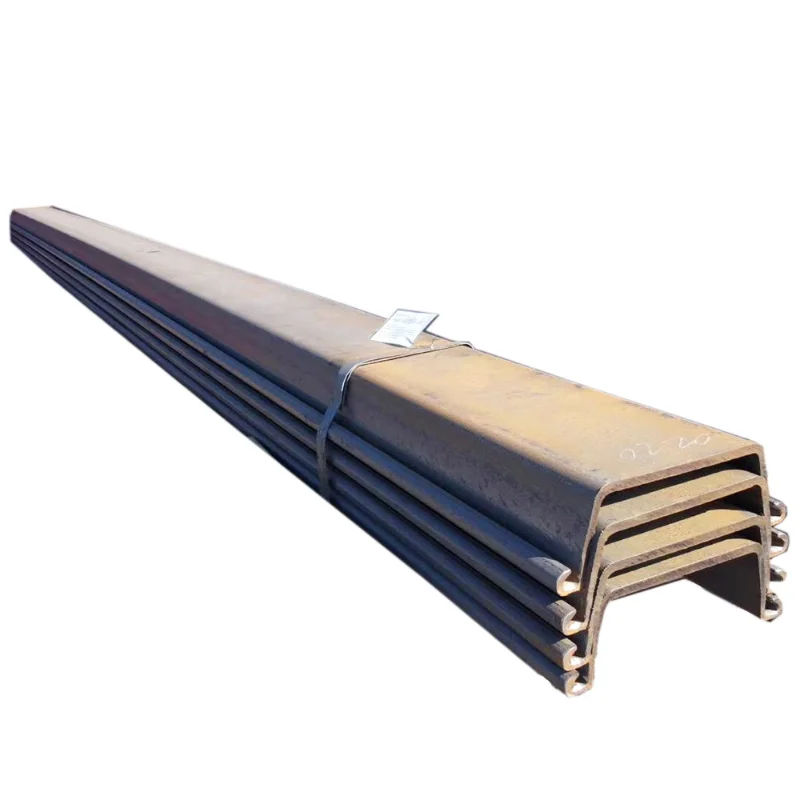 Zhenxuan High Quality 6m 12m Sheet Piling Cold Formed U Shape Steel Sheet Pile For Building Carbon Sheet Pile