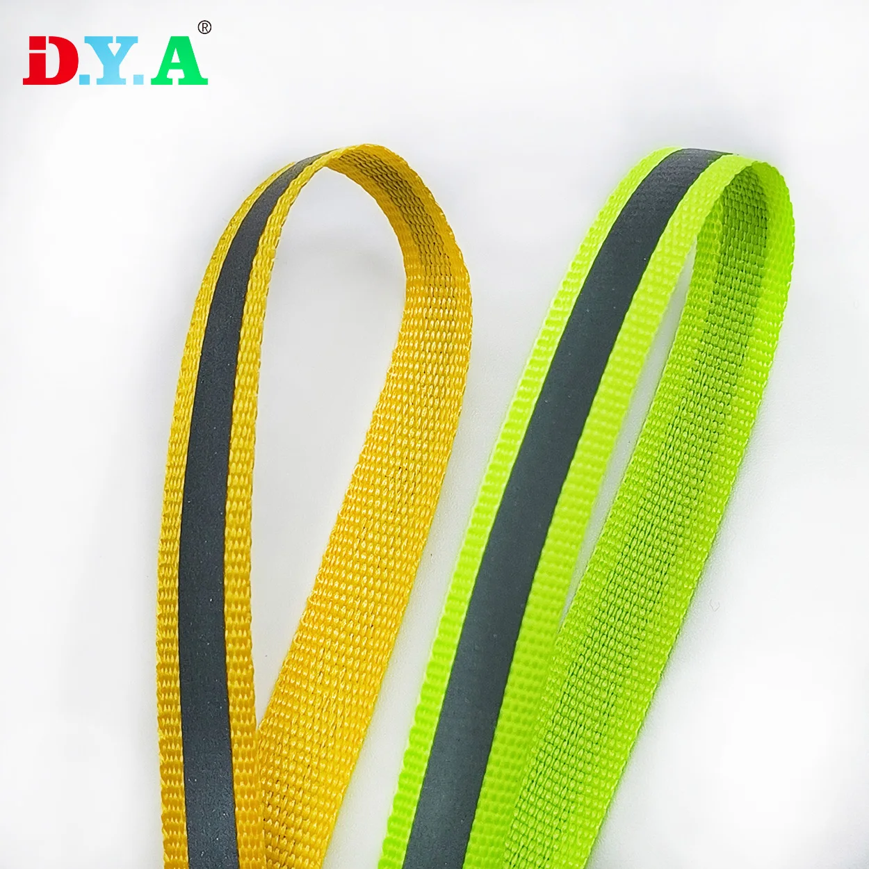 Custom High Quality Polyester Reflective Tape 10mm Reflective Printed Webbing for Clothing