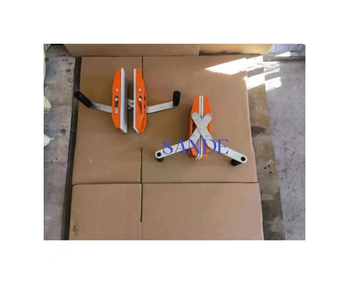 SANDE Tools Sale Lifting Moving Stone Slabs Double handle stone slab lifter granite sheet carry lifting clamp