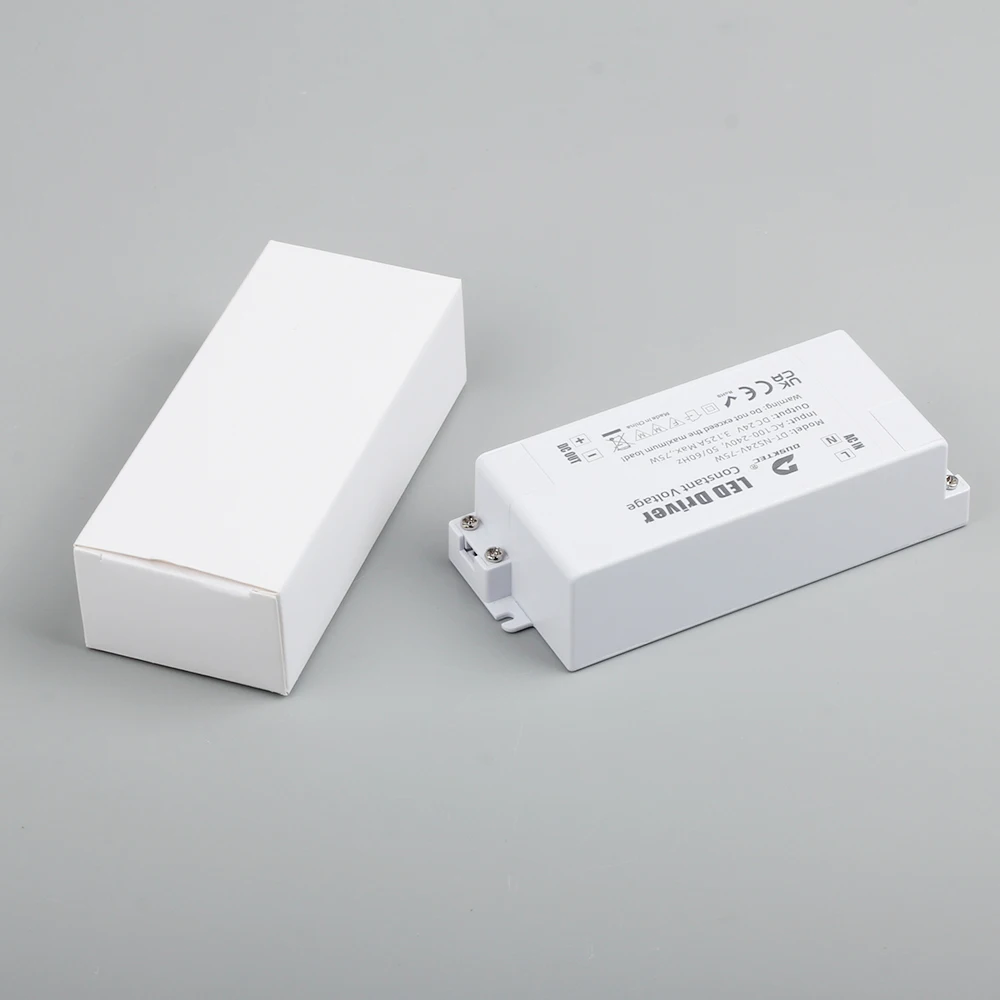 DUSKTEC Mini 6 Вт 12 15 24 30 36 48 60 75 постоянное напряжение В постоянного тока Светодиодный драйвер для низкого напряжения
