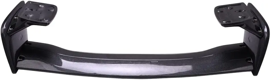 Kingcher Painted Glossy Carbon Fiber Wing Spoiler Rear Spoiler Fit for Subaru WRX STI 2015-2019