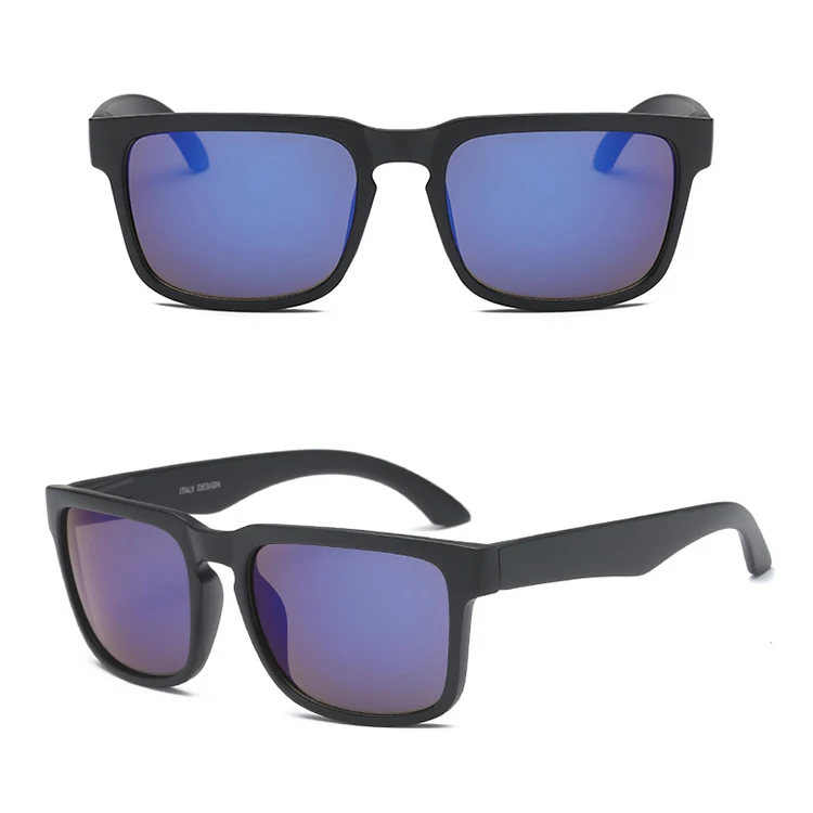 Модные дешевые спортивные очки с принтом UV400, солнцезащитные очки, прямоугольные мужские большие солнцезащитные очки