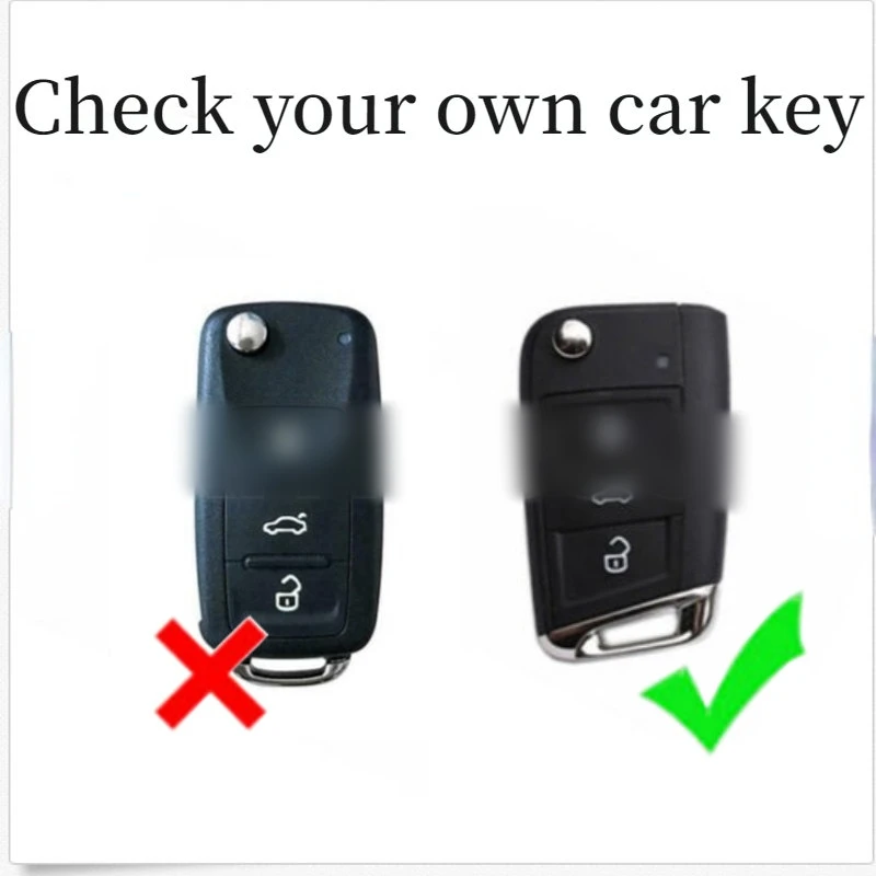 Metal Car Key Case Cover For VW Volkswagen Golf 7 MK7 Tiguan MK2 For SEAT Ateca Leon FR 2 Ibiza For Skoda Octavia Accessories