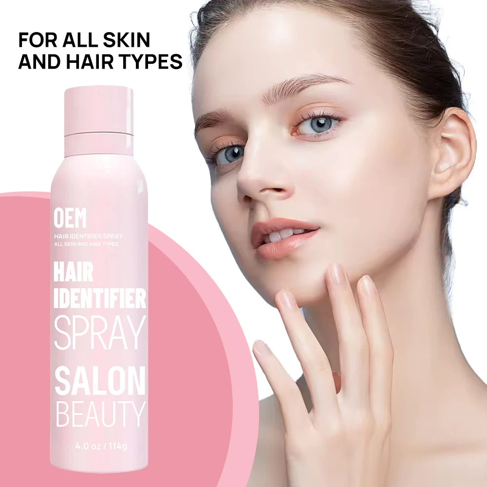 Free Sample Natural Face Identifier Spray For Facial Skin Body Powder Shaving Removal Powder Hair Identifier Spray