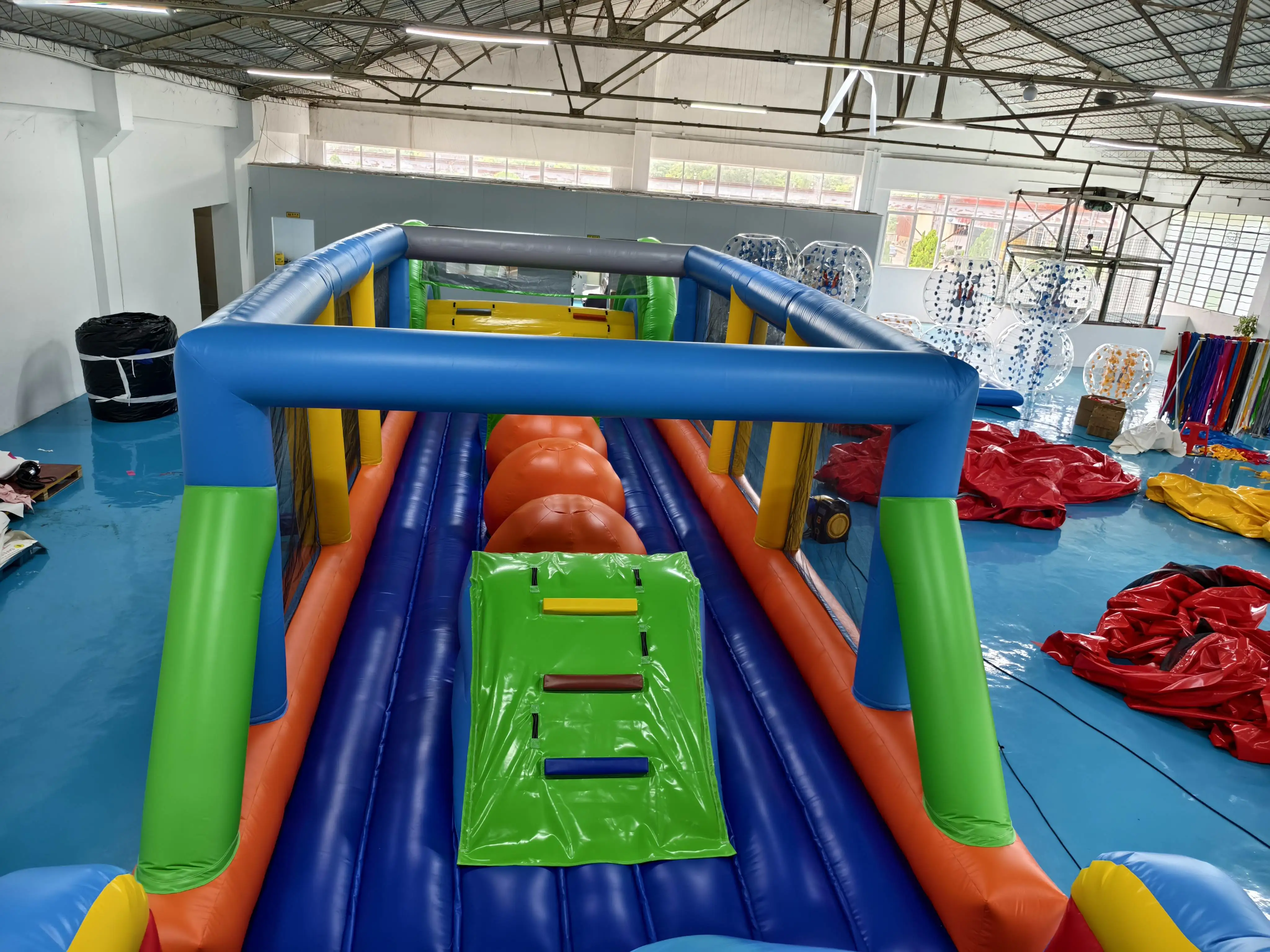 High Quality Customizable Outdoor inflatable games inflatable obstacle course for adults inflatable paintball obstacles for kid