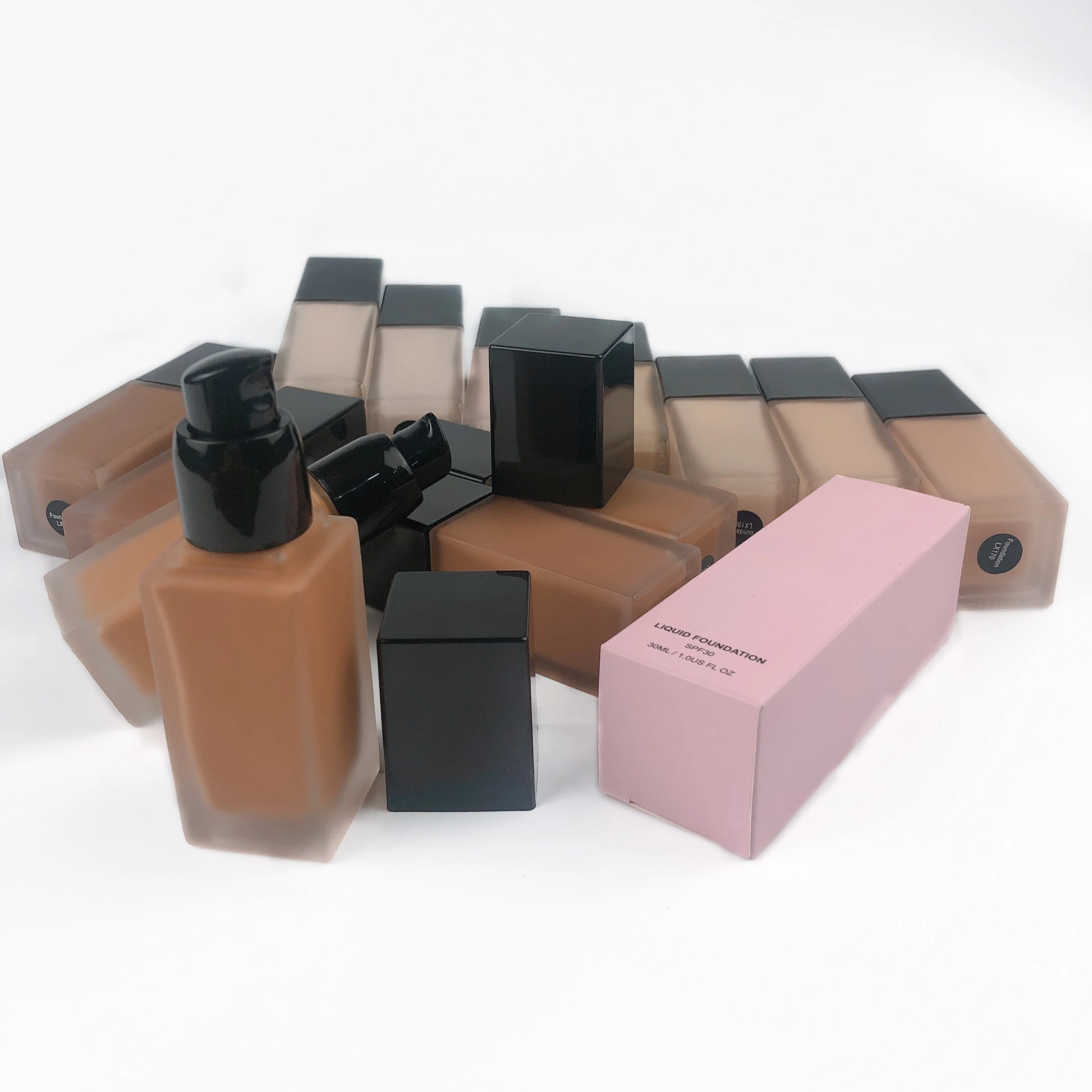 Full Coverage Foundation Makeup Liquid Cosmetics Natural Waterproof Sunscreen Matte Foundation For All Skins