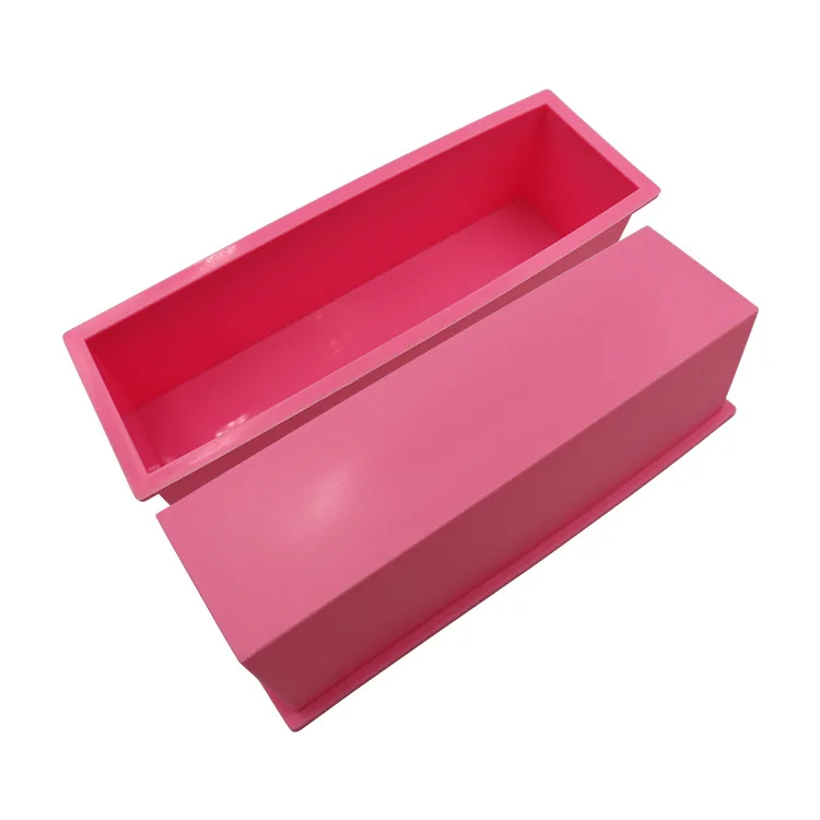 1200ml Silicone Baking Mold Cake Pan for Soap Making Rectangle Silicone Soap Mold Loaf