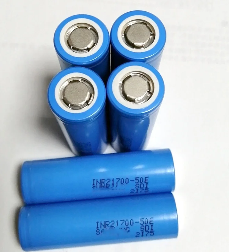 INR 21700 50E 5000 mAh Lithium Battery High Capacity Flashlight Battery 10A Continuous Discharge