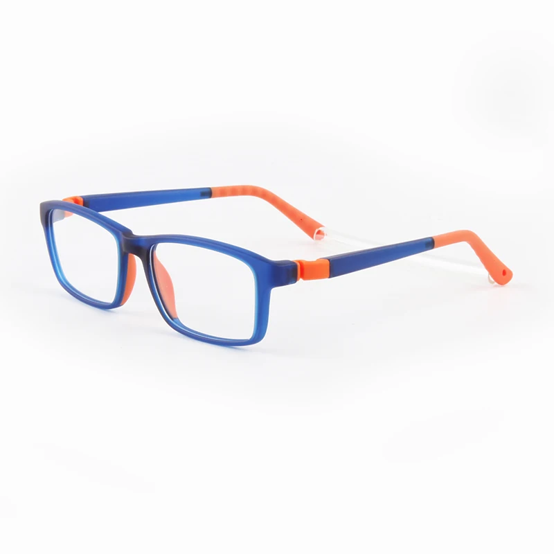 New Classical Adjustable Anti Blue Glow Eyewear TR 90 Children Flexible Glasses Silicone Optical Frames for Kids