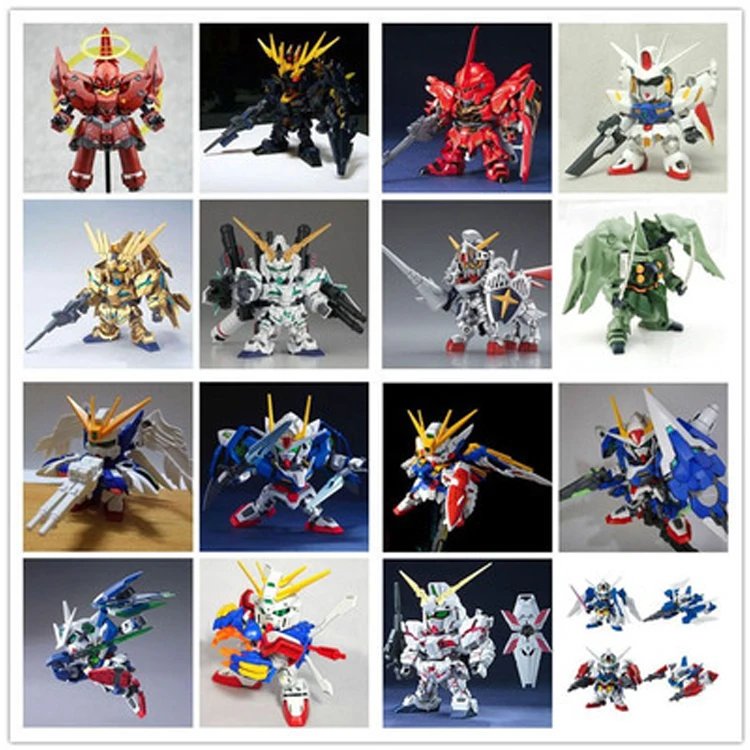 
Mini Cute Cartoon Japanese anime Gundam Educational children PVC Action Figure Model Toys 