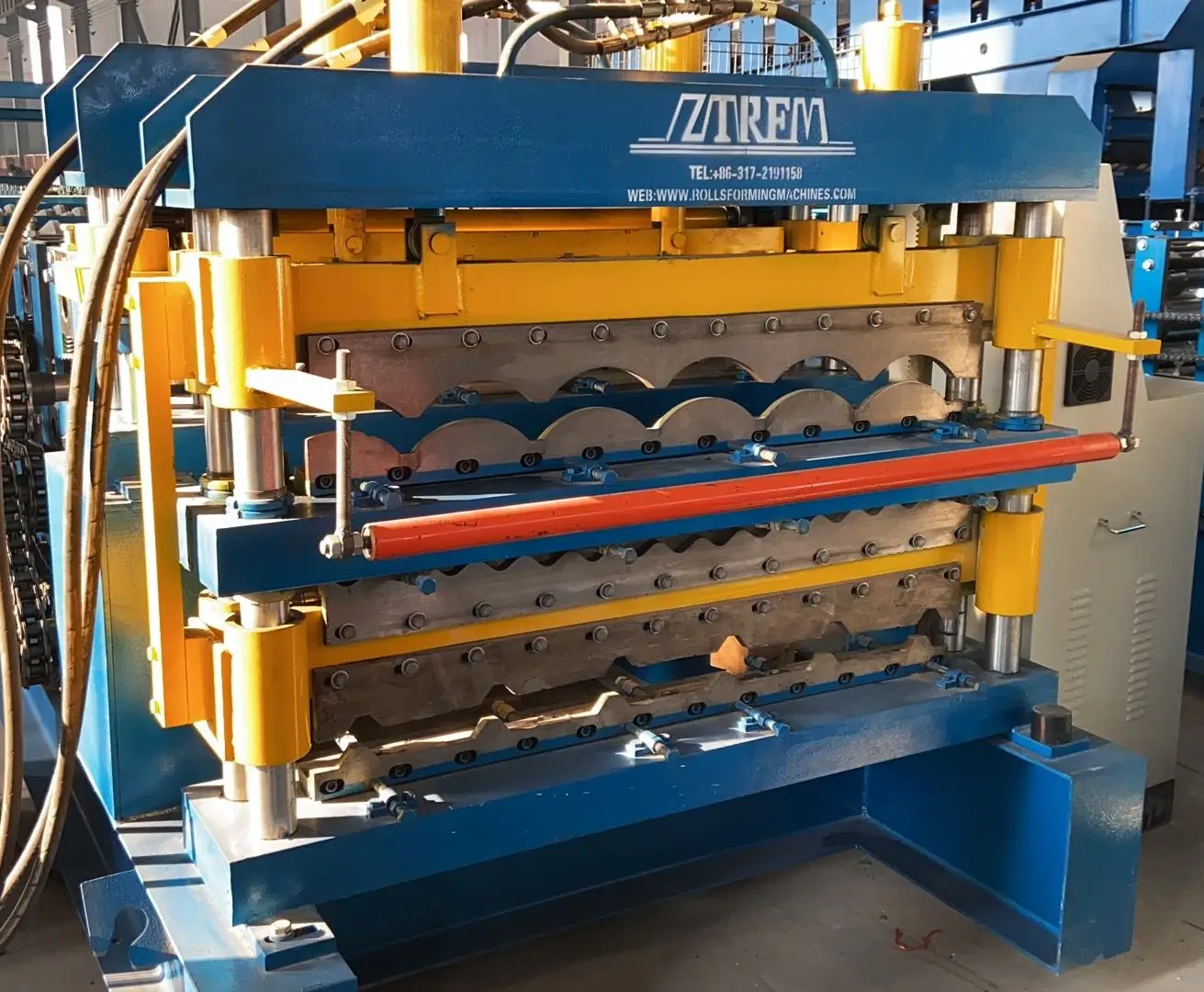 Three Layers Roof Sheets Roll Forming Machine