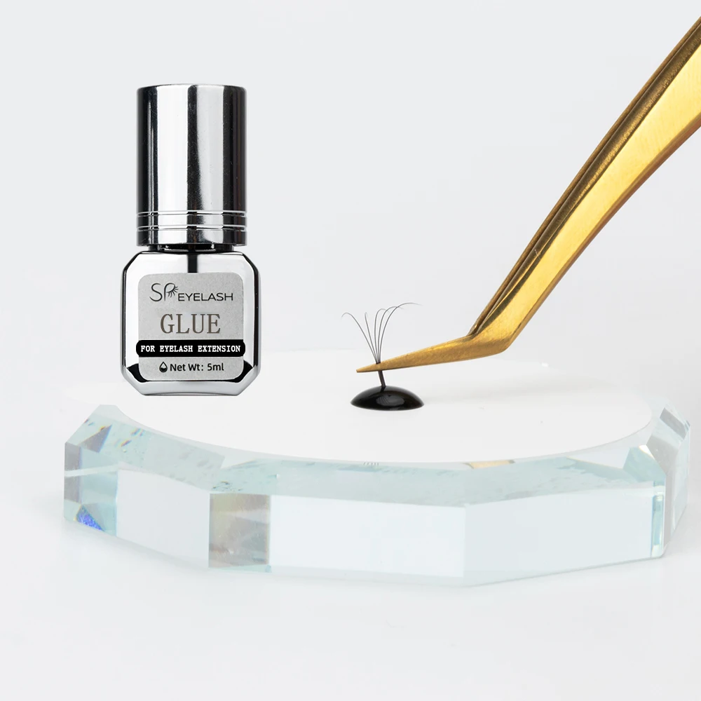 Korea waterproof fast drying 1 second eyelash adhesive with private label for lash extensions glue