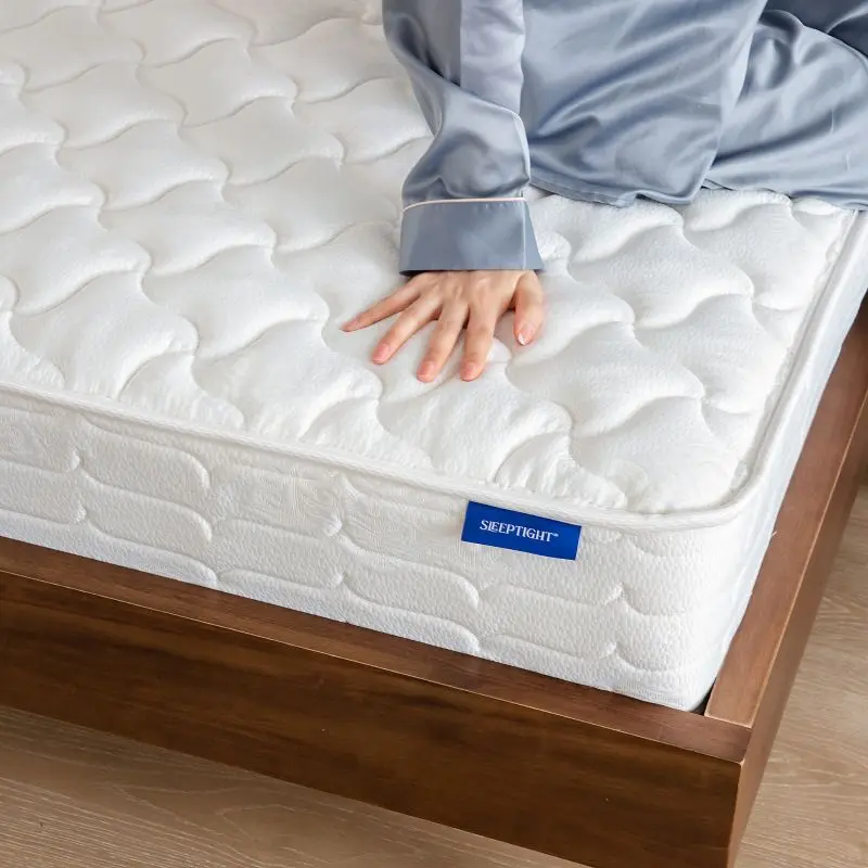 boxspring steel wire compress grid coconut polyester jacquard fabric pocket spring mattress memory tempurpedic mattress