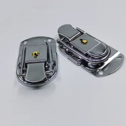 Mild Steel Lock Buckle Latch With Key For Wooden Case Boxes Hardware