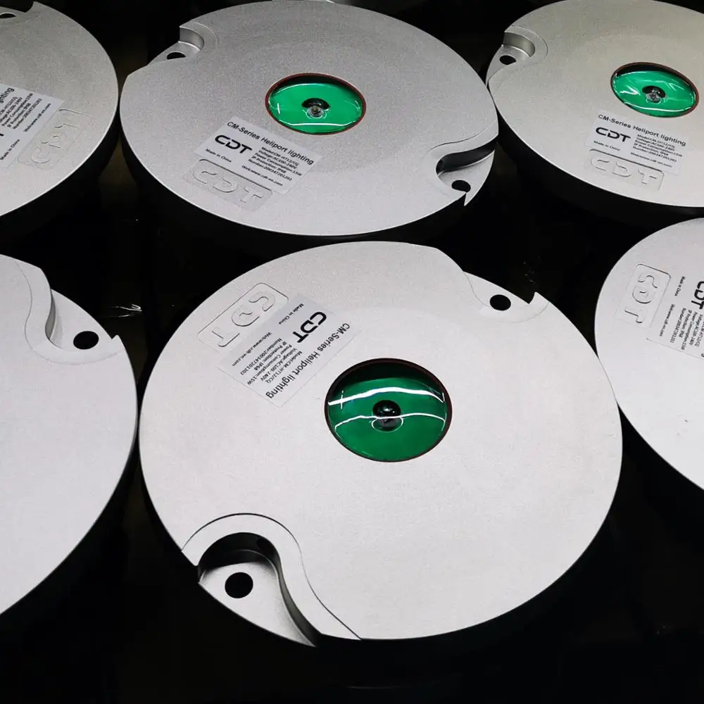 
helipad TLOF green omnidirectional lights ICAO Green ip68 led airfield lighting 